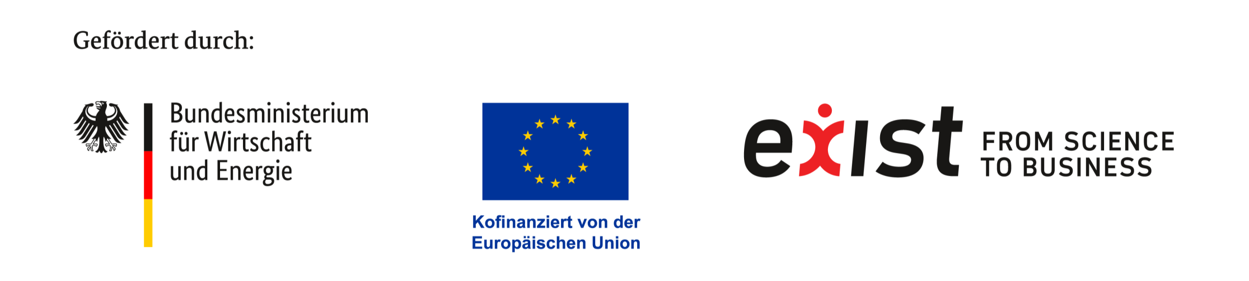 Gefördert durch das Bundesministerium für Wirtschaft und Energie im Rahmen des EXIST-Programms