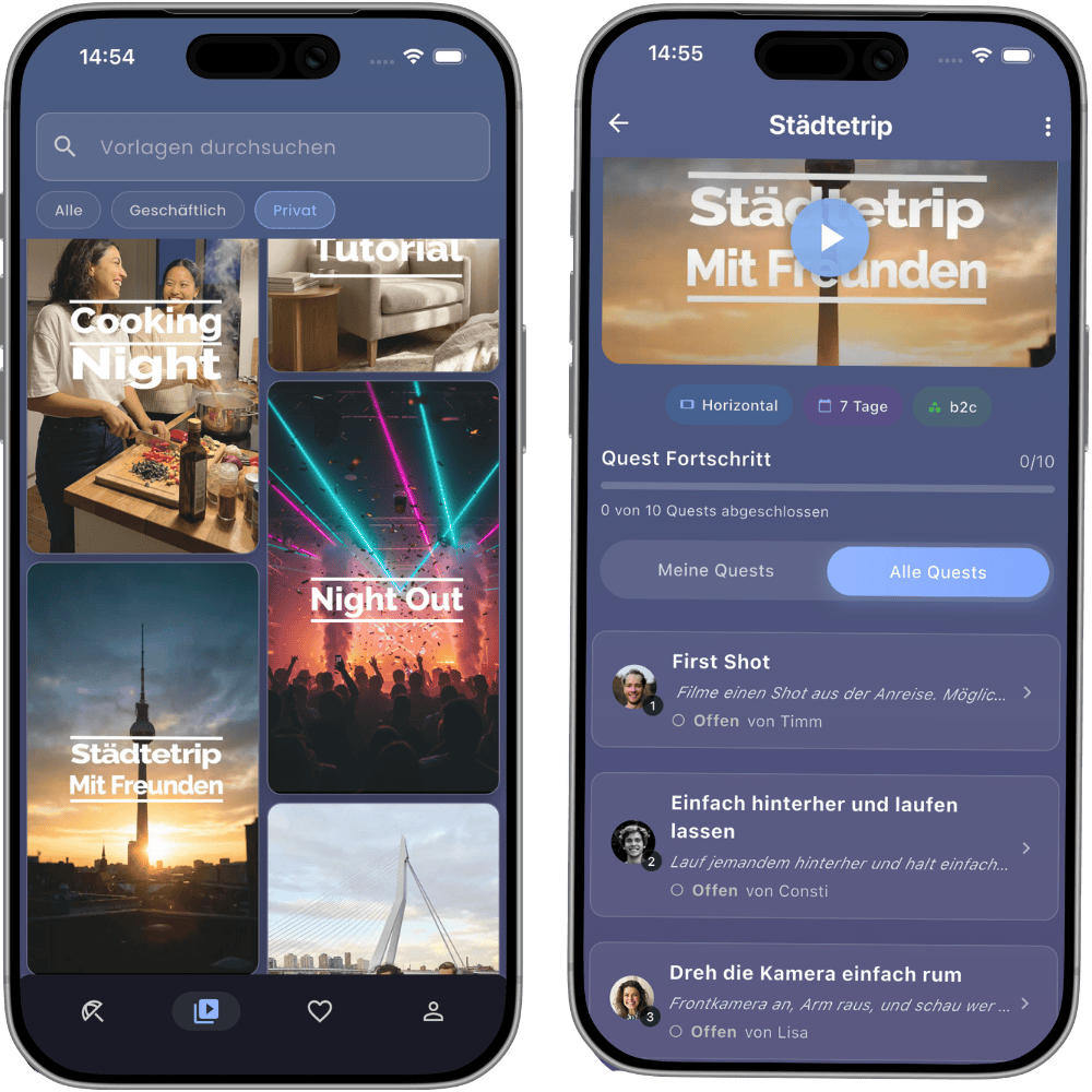 Memoryfy App Vorschau